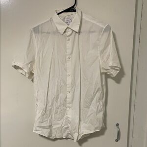Calvin Klein Cream Button Down Shirt